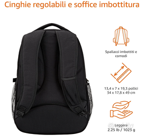 Zaino per laptop con spallacci imbottiti e scompa