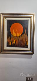 Olio su tela 40x50 L. Veronelli