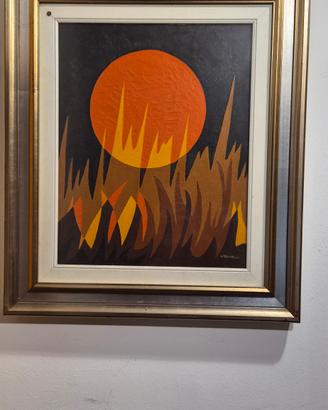 Olio su tela 40x50 L. Veronelli