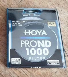 filtro Hoya ProND 1000 da 67mm.