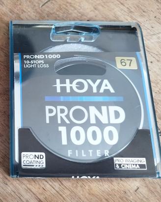 filtro Hoya ProND 1000 da 67mm.