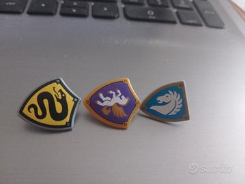 lego scudi medievali di tre fazioni nuovi