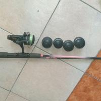 Canna da pesca con mulinello