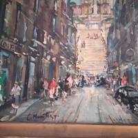 Dipinti ad olio su tela con cornice 