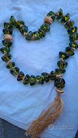 Collana in vetro di murano