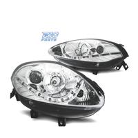 FARI PER FIAT BRAVO 2007 - LUCE DIURNA FONDO CROMA