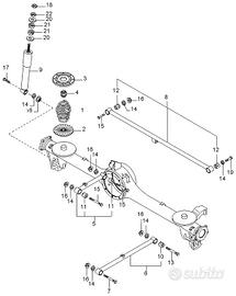 Silent block boccole Kia sportage 4wd td