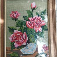 Quadro ricamo a punto croce 