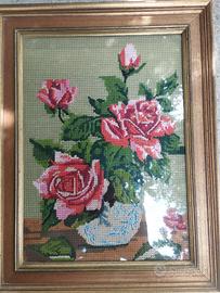 Quadro ricamo a punto croce 
