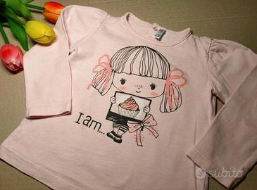 T-shirt maniche lunghe taglia 12 mesi