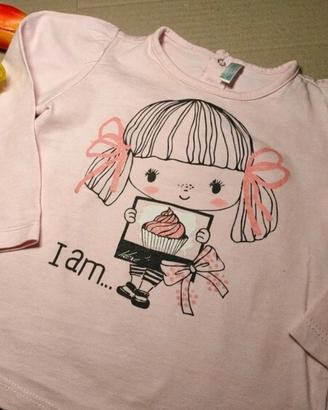 T-shirt maniche lunghe taglia 12 mesi