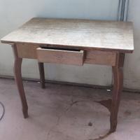 ANTICO TAVOLO SCRITTO TAVOLINO CON CASSETTO