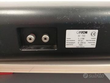 Canale centrale e diffusori a due vie