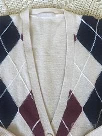 Stefanel cardigan lungo 80% lana tg S