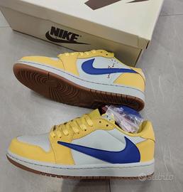 Travis Scott x Ordan Air Jordan 1 Canary Yellow 45