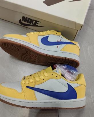 Travis Scott x Ordan Air Jordan 1 Canary Yellow 45