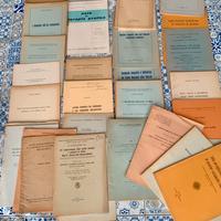 Lotto estratti e opuscoli scientifici d’epoca
