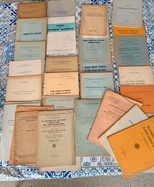 Lotto estratti e opuscoli scientifici d’epoca