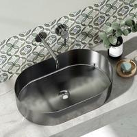 Lavabo da appoggio Jupiter Gun Metal Art. BB6808-B