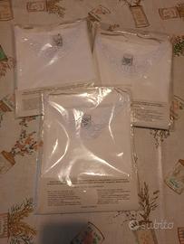 Lotto 3 maglie intime donna con bretelline 