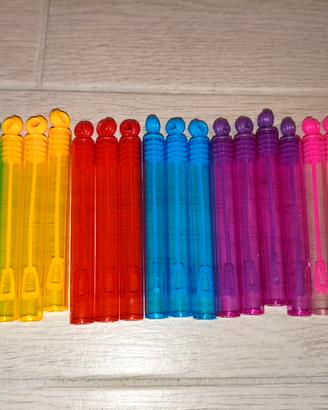 20 pezzi kit mini bolle di sapone multicolor