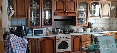  cucina di più di 4 metri in rovere