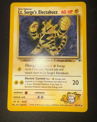 Lt. Surge's Electabuzz Gym Heroes 27/132