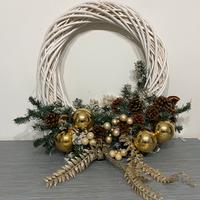 Ghirlanda natalizia Gold MAXI 54×45