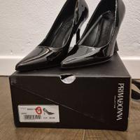 Scarpe vernice nera "prima donna" numero 35 con ta