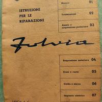 LANCIA FULVIA MANUALE TECNICO ORIGINALE