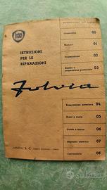 LANCIA FULVIA MANUALE TECNICO ORIGINALE