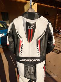 tuta moto 52 spyke intera in pelle
