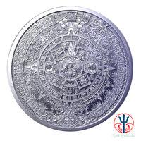 moneta in titanio calendario azteco 1 oz