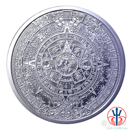 moneta in titanio calendario azteco 1 oz
