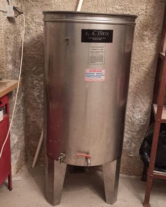 contenitore per olio inox lt. 300 L.A. INOX