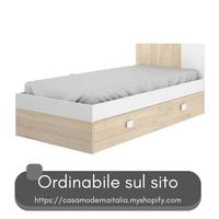 Letto per Bambini Duranno 97x196 cm Bianco