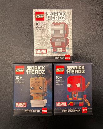 Lego Marvel BrickHeadz 40669 + 40670 + 40671