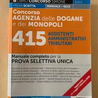 Manuale per Concorsi dí Agenzia delle Dogane