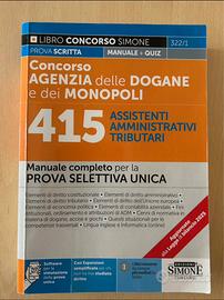 Manuale per Concorsi dí Agenzia delle Dogane