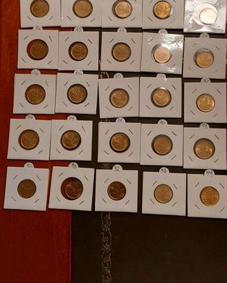 N.25 Monete da 20 lire Ulivo