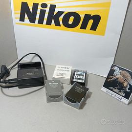 Set 3 batterie Nikon EN EL9 + caricabatterie MH 23