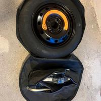 Ruota scorta originale con attrezzi Fiat Panda etc
