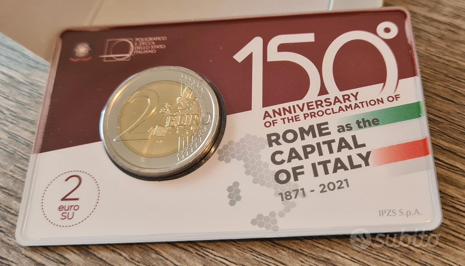 2 Euro Roma Capitale - Italia 2021 - Moneta FDC Quanto Vale