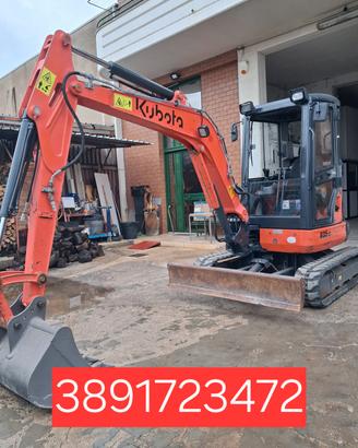 escavatore miniescavatore kubota 