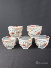 Set di 5 bicchieri da vino