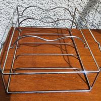 Portabottiglie in acciaio per Frigorifero 