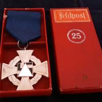 Decorazione Tedesca 25 anni Servizio   Scatola WW2