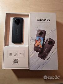 Fotocamera Insta360 X3 completa