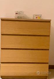 IKEA MALM CASSETIERA 4 cassetti
