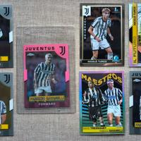Lotto carte Topps Chrome Juventus 2022-23